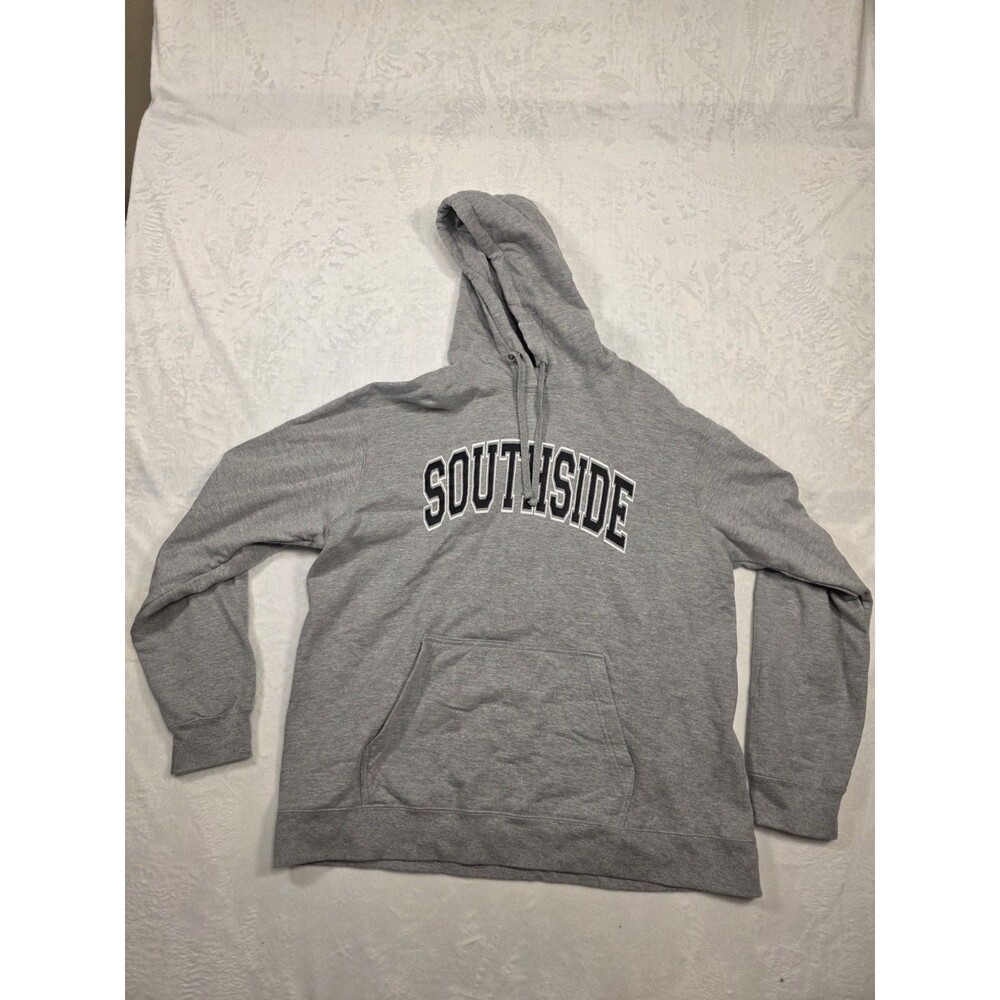 Port & Company Men's XL Gray Graphic Hoodie Pullover Sweatshirt